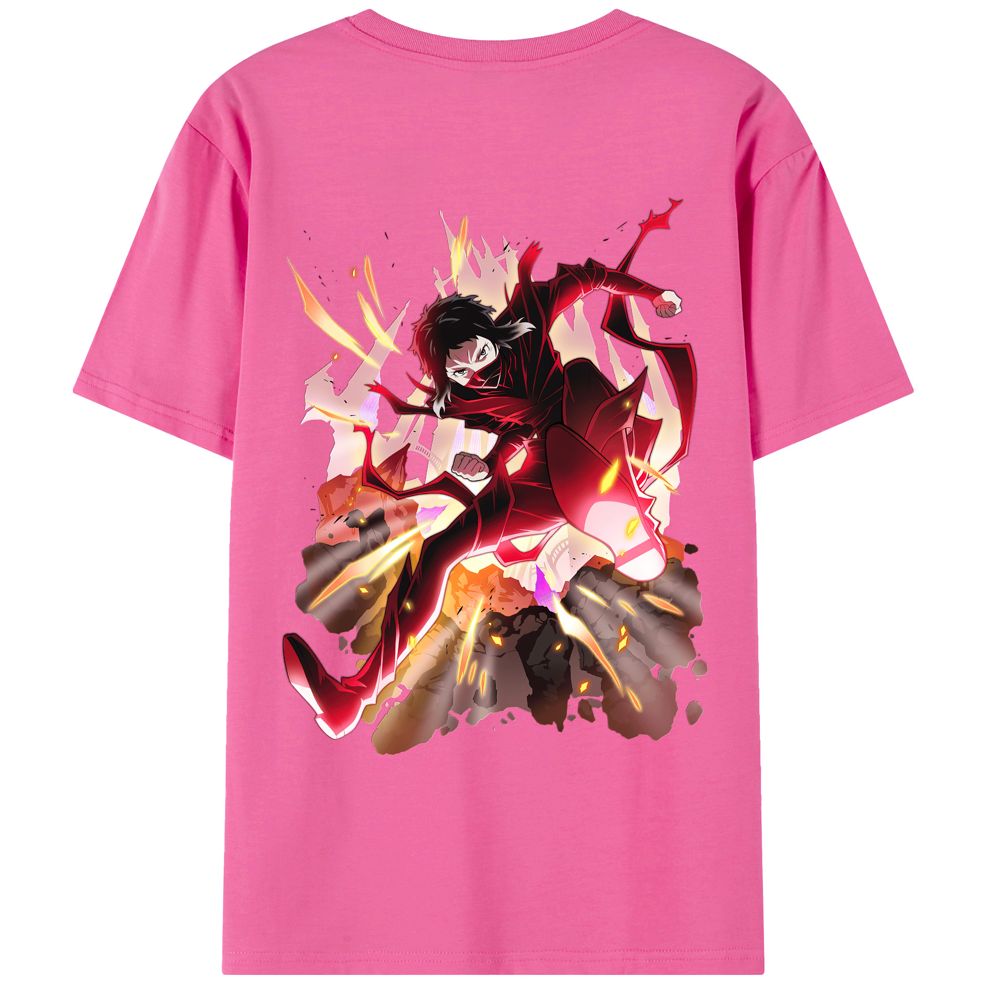 （画像用） 文豪ストレイドッグス Bungo Stray Dogs レディース半袖Tシャツ(バックプリント)